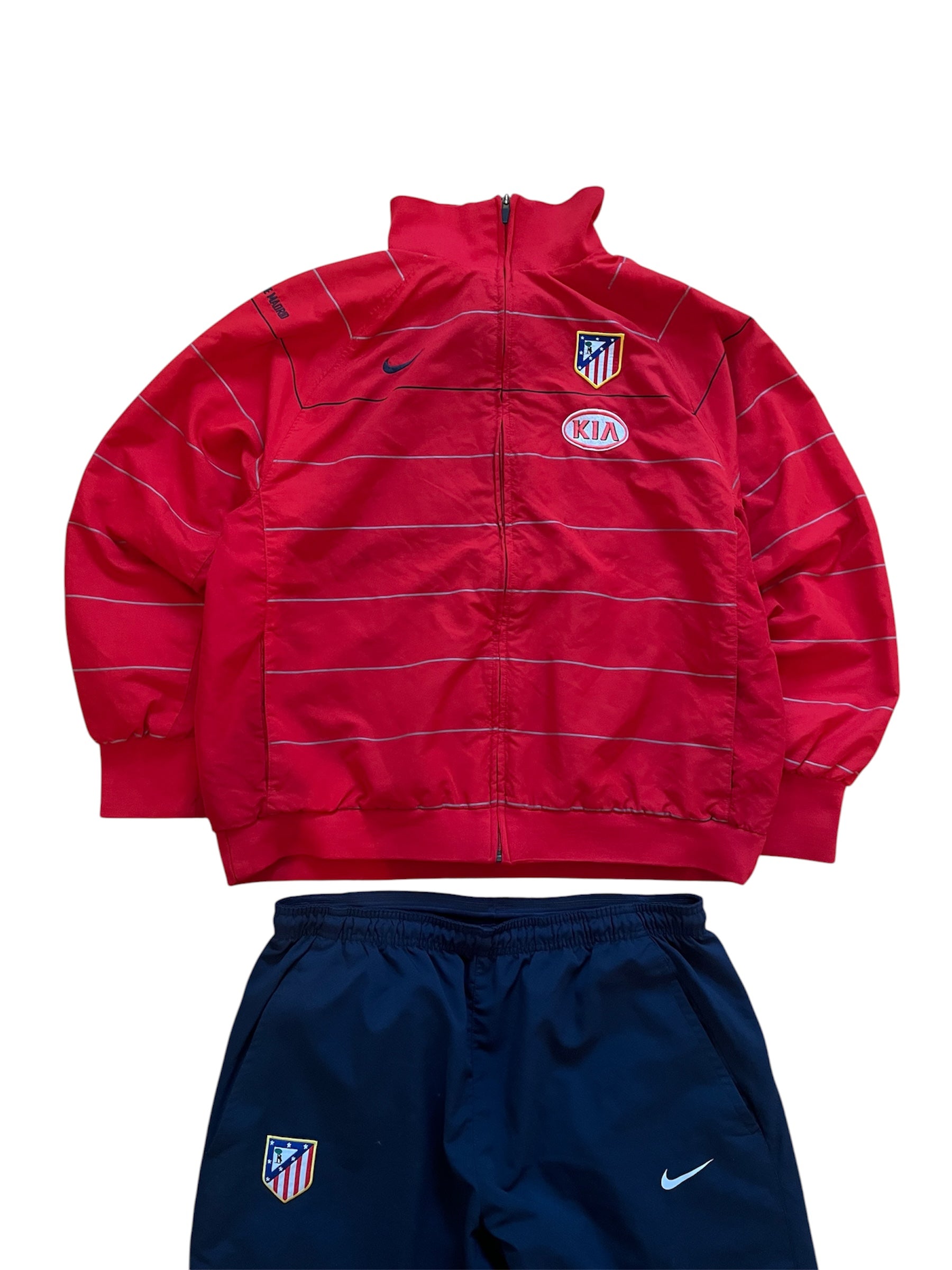 Vintage Atletico Madrid Tracksuit (XL)