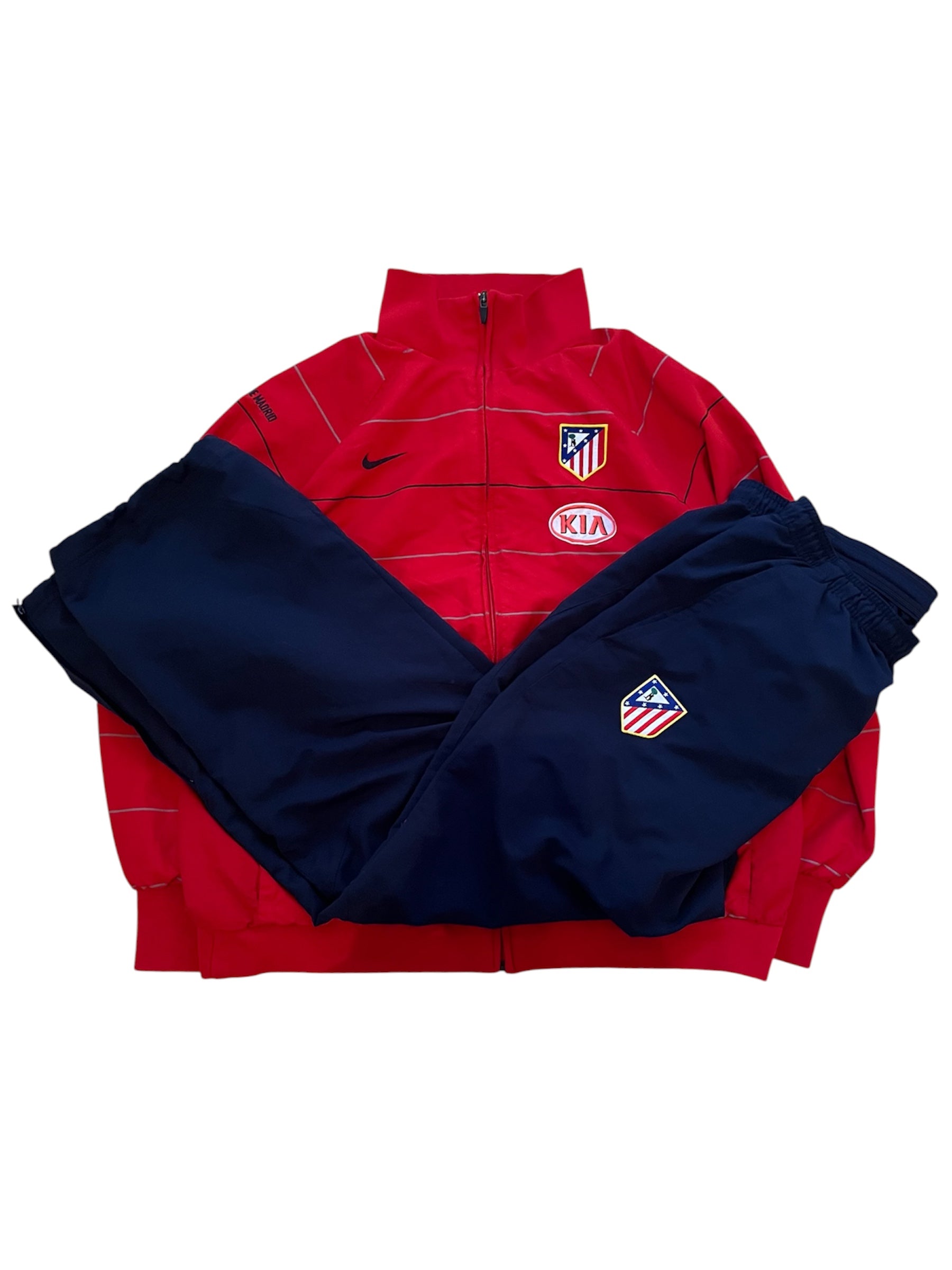 Vintage Atletico Madrid Tracksuit (XL)